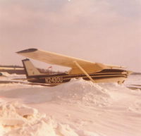 N2430U @ MRT - Y'all down south - don't complain!  Winter of 1976-77 at Marysville, OH. - by Bob Simmermon