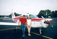 N5586F @ KEZF - Pete & Bette Hodges with 86Foxtrot after the purchase - by Robert Stanley