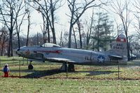 45-8357 - At Phillips Park in Aurora, IL.  Later replaced by an F-105.  That's my daughter on the left - by Glenn E. Chatfield