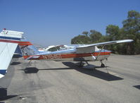 N7845T @ SZP - 1960 Cessna 172A, Continental O-300 145 Hp, highly polished aluminum - by Doug Robertson