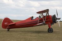 OE-AJM @ LOAS - Boeing E75 Stearman