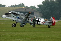 G-BWUE @ EGWC - Being prepared for air display at RAF Cosford. - by Henk van Capelle