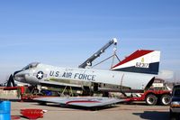 56-2317 @ GUS - TF-102A at the Grissom AFM museum, Just arrived - by Glenn E. Chatfield
