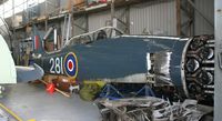 N281L @ EGSX - NX281L Sea Fury TT20 at North Weald - by Pete Hughes