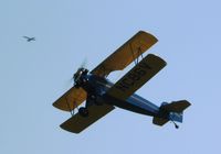 N86V @ 2D1 - Planes overflying the field during the Aeronca/T-Craft fly-in at Alliance, OH. - by Bob Simmermon