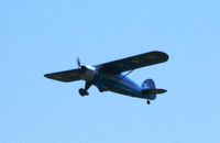 N77714 @ 2D1 - Departing the Aeronca/T-craft fly-in at Alliance, OH - by Bob Simmermon