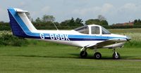 G-BGBK @ EGBN - Piper Pa-38 - by Terry Fletcher