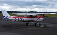G-BCKV @ EGSY - Cessna FRA150L - by Terry Fletcher