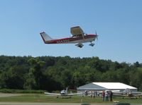 N2430U @ 42I - Departing the Zanesville, OH fly-in breakfast & lunch - by Bob Simmermon