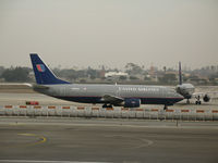 N350UA @ LAX - United 737-322 taxying @ LAX - by Steve Nation