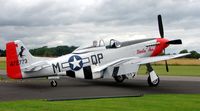 G-CDHI @ EGBR - This Mustang wears the markings 472773 - by Terry Fletcher