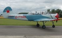 G-TYAK @ EGBR - Yak 52 - by Terry Fletcher