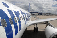 C-GLAT @ EGBB - Just about to Board the TS527 Flight to YYZ - by Brandi Osmond