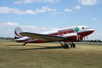 N728G @ KOSH - Douglas DC-3C