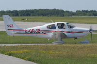 C-GRJB @ YXU - Taxiing on alpha for departure. - by topgun3