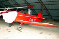 G-BEYW @ EGCB - Taylorcraft