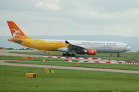 A7-ACD @ EGCC - Qatar Airways - Taxiing - by David Burrell