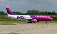 LZ-WZA @ EGGW - Wizz Air A320 - by Terry Fletcher