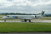 G-EMBT @ EGCC - Flybe - Taxiing - by David Burrell