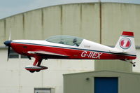 G-IIEX @ EGBP - Extra EA300/L aerobatic airplane - by Henk van Capelle
