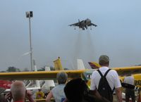 165417 @ OSH - Italian AF Harrier hovering at Airventure '07 - by Bob Simmermon