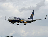 EI-DLE @ BOH - RYANAIR 737-800 - by barry quince