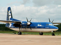 OO-VLL @ EGVA - Fokker 50/VLM/RIAT Fairford - by Ian Woodcock