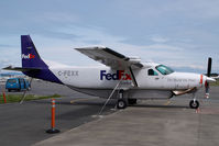 C-FEXX @ CYYJ - Fedex Cessna 208