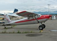 N180HD @ ANC - General Aviation Parking area at Anchorage International - by Timothy Aanerud
