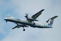 G-JEDL @ EGCC - Flybe - Landing - by David Burrell