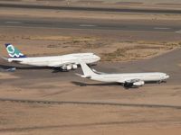 F-GSKY @ GYR - Basic Corsair colors. The unmarked A340 in this pic is D-AIEL