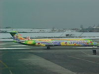 N814NK @ LGA - N814NK painted in special colours pays a visit to La Guardia NYC - by Geoff Cook