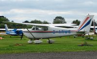G-ARWS @ EGBD - Cessna 175C - by Terry Fletcher