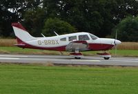 G-BRBX @ EGBM - Piper -28-181 - by Terry Fletcher