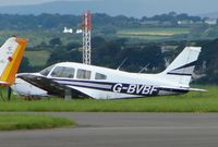 G-BVBF @ EGFF - Pa-28-151 - by Terry Fletcher