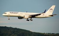 TC-SNC @ LOWW - SunExpress 757 with winglets at final approach in vienna - by Basti777