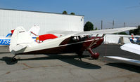 N8599K @ RHV - 1947 Stinson 108 @ Reid-Hillview Airport, CA home base - by Steve Nation