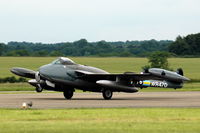 G-DHVM @ EGBP - Venom WR470 landing at Kemble - by Henk van Capelle