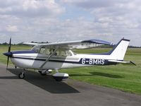 G-BMHS @ EGBT - A Cessna 172 visiting Turweston - by Simon Palmer