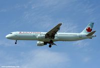 C-GJWO @ YVR - Wearing the Air Canada colors, shot just before landing