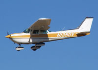 N1350V @ KAPA - Landing 17L - by Bluedharma