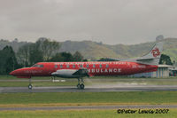 ZK-NSS @ NZAR - landing roll, in wet weather - by Peter Lewis