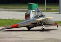 F-PDHV @ EHBD - Not an UFO, It's made on earth. Seen at Budel, Netherlands. - by Jeroen Stroes