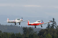 C-GTZV @ CYNJ - Two of 4 taking off . Part of the  Fraser Blues  flight demo team. - by Guy Pambrun