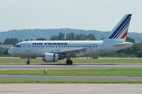 F-GUGE @ EGCC - Air France- Landing - by David Burrell