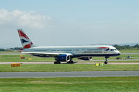 G-CPES @ EGCC - British Airways - Taxiing - by David Burrell