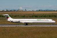 LZ-LDY @ VIE - Bulgarian Air Charter MD80 - by Yakfreak - VAP