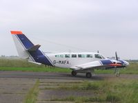 G-MAFA @ EGTC - Cessna 406 at Cranfield - by Simon Palmer