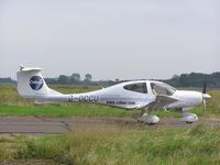 G-OCCU @ EGTC - DA40D at Cranfield - by Simon Palmer