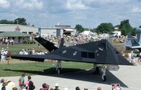 85-0830 @ OSH - F-117A at the EAA Fly In - by Glenn E. Chatfield